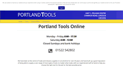 Desktop Screenshot of portlandtools.co.uk